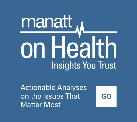 Manatt on Health Square Tile Graphic