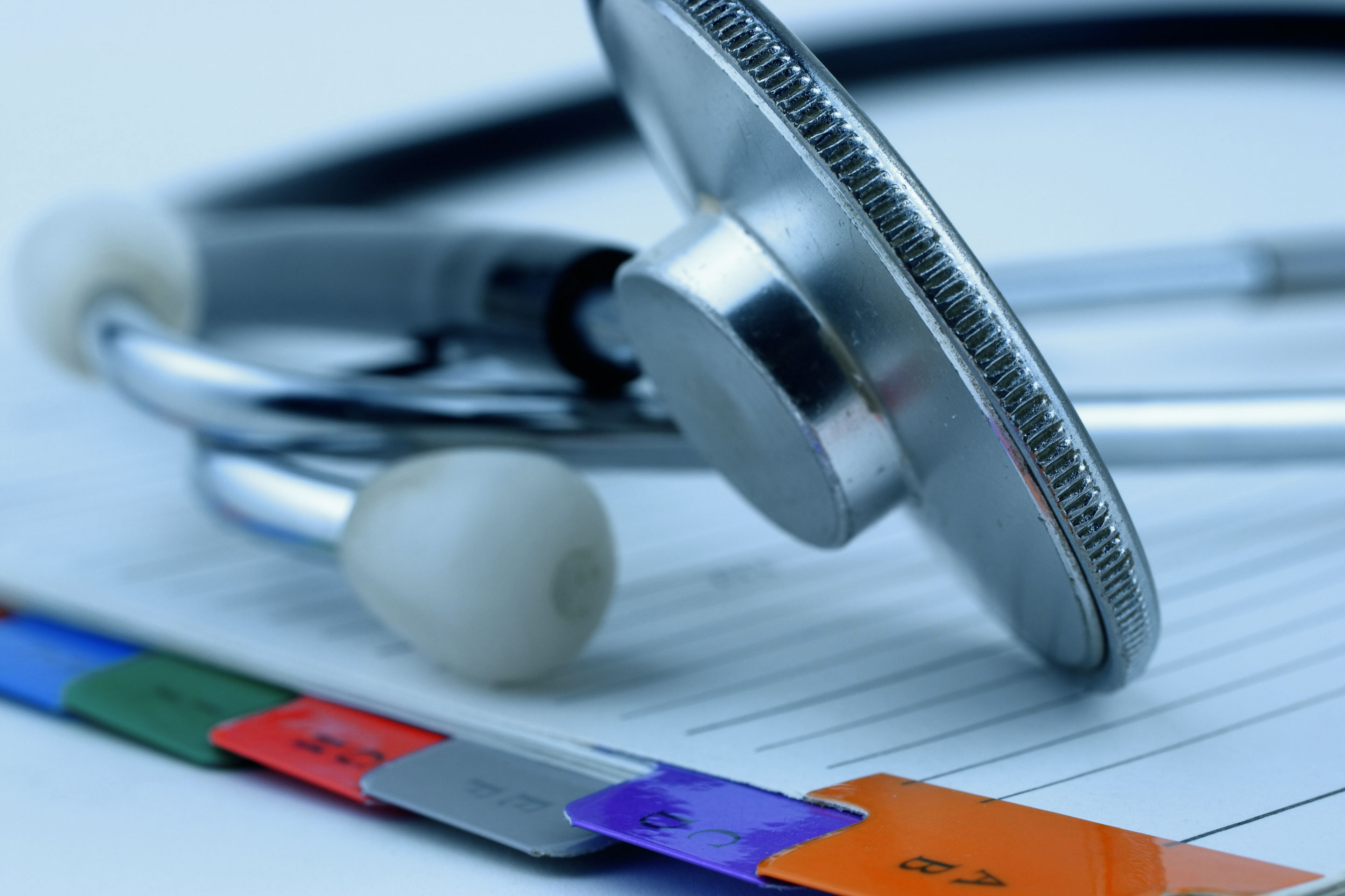 Stethoscope-on-medical-records