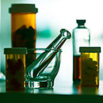 Pharmacy-Counter-with-Mortar-and-Pestle