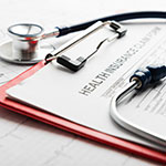stethoscope-and-health-insurance-claim-form